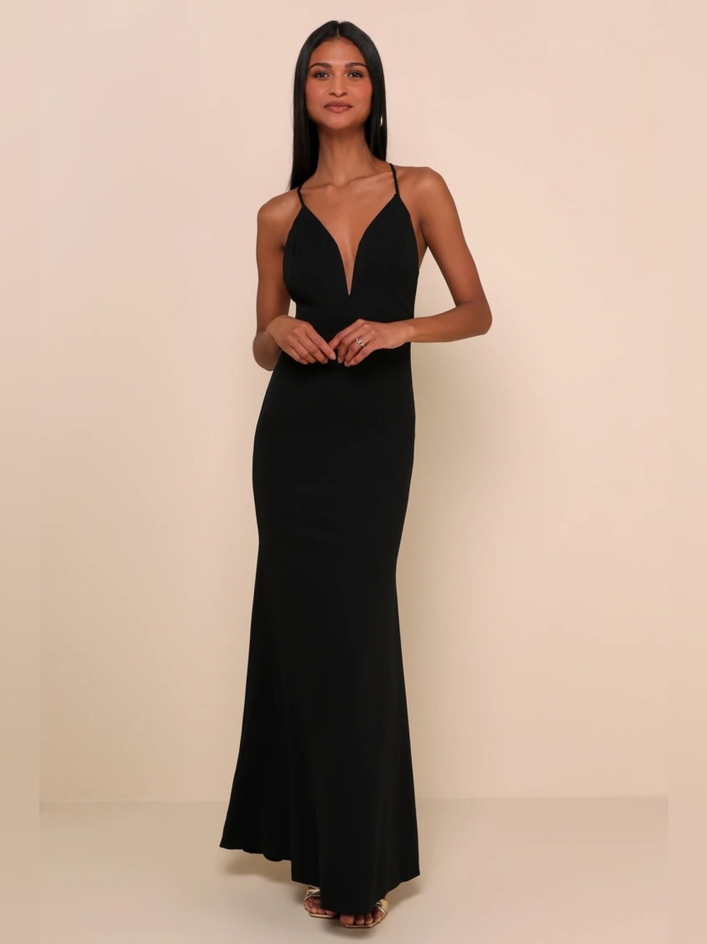 Like new! Amelia Black Sleeveless Maxi Dress